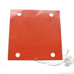 12V 100mm X 100mm Silicone Heater Silicone Rubber 3D Printer Heated Bed