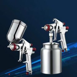 2025 New Arrival Pneumatic Painting Tools Gravity Feed Portable Paint Spray Gun Automotive Furniture Repair Air Spray Gun