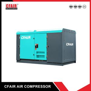 Cfair Brand 275cfm Truck Mounted Diesel Powered Portable Air Compressor for Sale