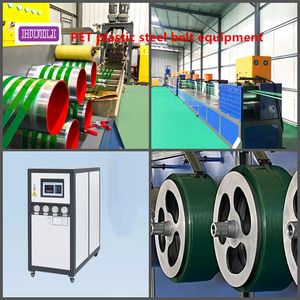 Versatile Single Screw Pet Extrusion Machine for 9-32mm Plastic Belt Manufacturing
