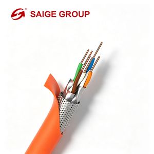 Patented Twist Geometry Tia Verified Cmx Outdoor Sunproof Solid Copper CAT6 Ethernet Cable with Villa Smart Home Whole House Wiring