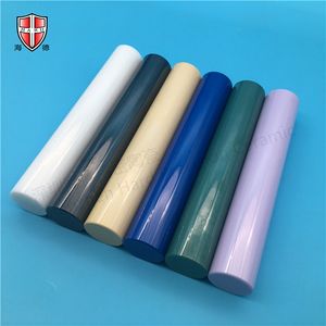 Machinable Alumina Zirconia Macor Zta Si3n4 Ceramic Rod Bar Plunger Cutomized