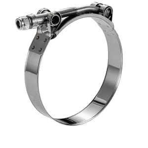 Factory Direct Supply Heavy Duty Stainless Steel T Bolt Hose Clamp for Automotive, Truck, Marine, and Industrial Hose Connection with Anti-Corrosion Performance