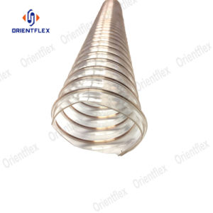 40mm Polyurethane Smooth Bore Heavy Duty Flexible Wire Reinforced PU Duct Hose