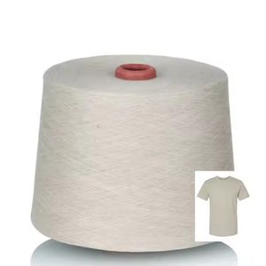 T Shirt Blend Yarn Anti Odor 100% Recycled Natural Color Cotton Yarn for Weaving Ne 8/1 10/1