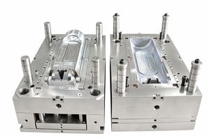 Large-Size Integrated Structure ABS Pin Point Gate 718h Mold Steel Standing Fan Shell Plastic Injection Mold