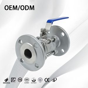 Stainless Steel Heavy Duty Full Bore 1PC/2PC/3PC Flanged Ball Valve for Water