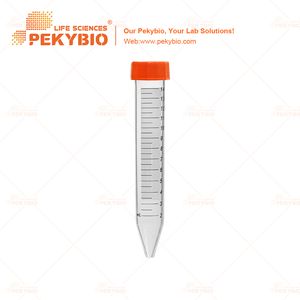 15ml Conical Sterile Orange Used in Laboratory Centrifuge Tube