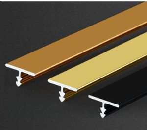 Flooring Decoration Dividing Trim Wall Bathroom Ceramic Aluminium Edge-Closing Strip