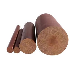 Insulation Textolite Rod Phenol Cotton Fabrics Rod Bakelite Phenol Rod