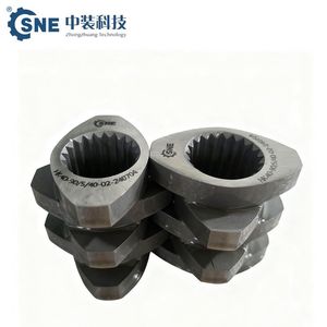 High Quality Tungsten Carbide Coated Quenched and Tempered Kneading Extruder Screw Element for Ceramics Extrusion