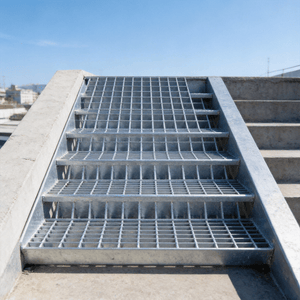 Hot DIP Galvanized High Strength Steel Grating Industrial Platform Grate