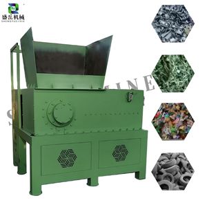 Robust Customized Efficient Waste Tires and Plastics Recycling Single Shaft Shredder