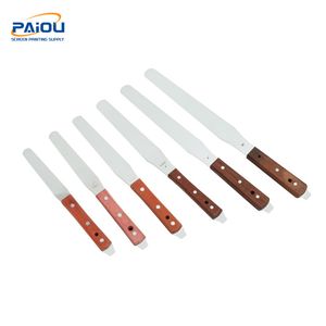 Spatula Stainless Steel Screen Printing Flexible Ink Plastic Spatula for Silk Screen Printing