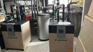 Water to Water Heat Pump for Hot Water or Room Heating