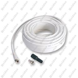 75FT Coaxial F Plug Cable with Water Proof Tube