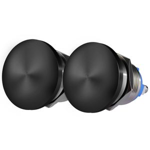Push Button D 22mm No Momentary Stainless Steel Metal Mushroom Push Button Switch