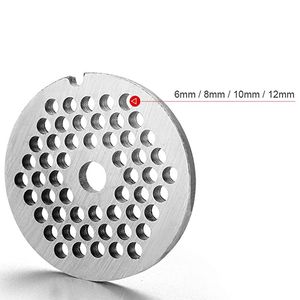OEM Stainless Steel Casting Kitchen Appliance Manufacture Casting Electrical Meat Grinding Plate Meat Mincer Parts