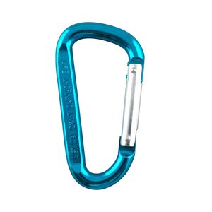 Climbing Safety Aluminum D Type Carabiner Spring Snap Hook