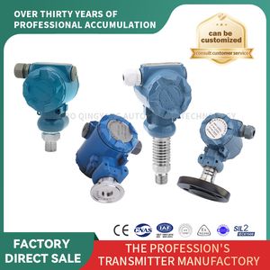 High Precision Stainless Steel Diaphragm Monocrystal Silicon Differential Pressure Transmitter for Liquid