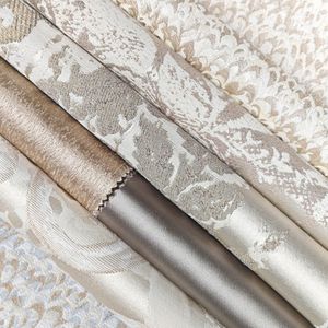New Arrival Jacquard Style Classic Cushion Cover Cotton Damask Flower Fabric for Curtain
