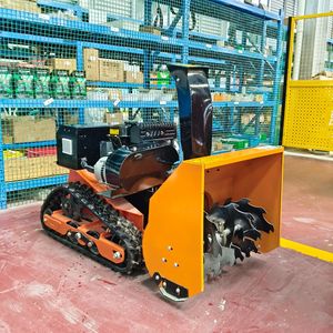 Remote-Control Intelligent Snow Sweeper 620mm Tracked Snow Blower Cordless Self-Propelled Snow Removal Machine
