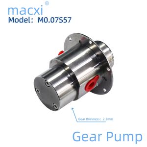 Corrosion Resistance Stainless Steel Micro Magnetic Gear Pump Head M0.07s57