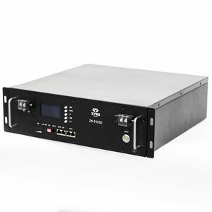 Rack-Mounted 48V 51.2V 50ah 2560wh Solar Home Energy Storage LiFePO4 Batteries Zn51250-R
