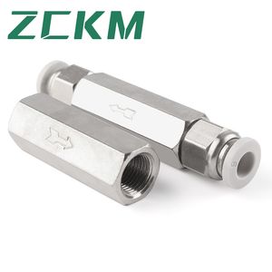 High-Quality Brass Check Valve for Air Compressors - One Way Spring Design