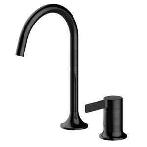 Black Faucet Manufacturer Supply Deck Mounted Single Handle Basin Mixer Tap Bathroom Washbasin Faucet