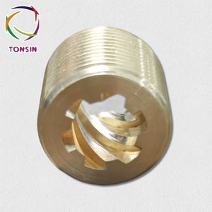 Custom High Precision Fastener Bolt and Nut M22 Broaching Press Round Head Brass Nut