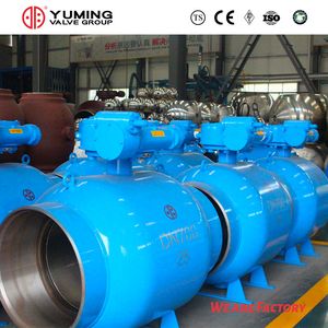 Fully Welded Flanged Heating Ball Valve