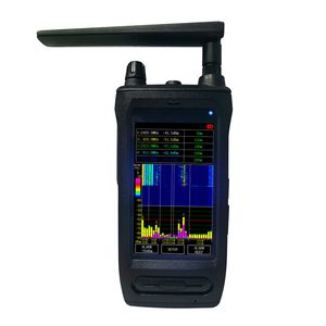Portable Anti-Drone Detect 1-2km Fpv 30-6000MHz Low Frequency Handheld Omni Uav Screen Signal Detector