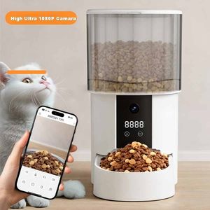 China Supply Voice Activated Timed Smart Pet Feeder Automatic Food Dispenser for Dogs and Cats