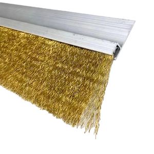 Aluminum Alloy Nylon Strip Brush for Tool Cabinet Door and Window Bottom Seal Strip Brush