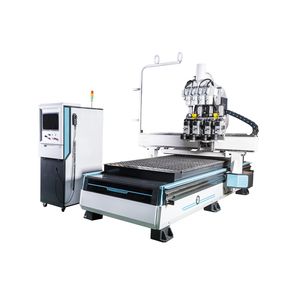 Slotting Atc CNC Wood Router Machine with 4 Heads MDF Woodworking