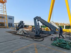 Hydraulic Telescopic Knuckle Boom Crane 1t &10m