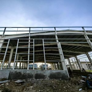 Steel Structure Modern Commercial Building Design High Strength Workshop Steel Structure Supplier