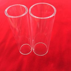Clear Quartz Glass Tube 80mm Diameter 5mm Thickness