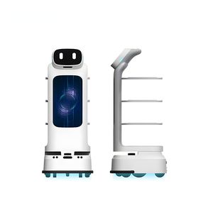Automatic Restaurant Indoor Control Delivery Robot for Hotel Food Meal Waiter Serving Robot with Smart Service Intelligent Obstacle Avoidance