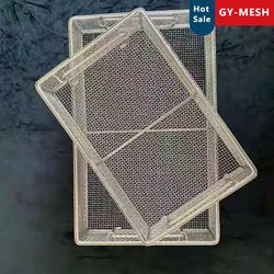 Medline Stainless Steel Wire Mesh Instrument Sterilization for Medical Grade Autoclave Basket