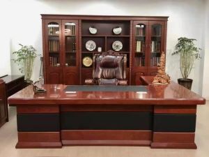 10% off Veneer Luxury Custom Office Furniture CEO Office Boss Table CEO Executive Desk