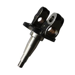 Heavy Duty Hot Forged Trailer Steering Knuckle Custom Forging Parts ODM Tractor Spindle Knuckle with 3D Drawing Support