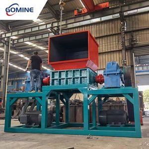 Waste Tyre Shredding Equipment Scrap Car Tire Crushing Machinery Waste Rubber Tyre Shredder Machine
