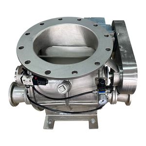 Stainless Bulk Solids Pneumatic Blow Through Rotary Valve Airlock