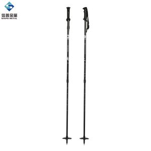 Factory Supply Aluminum Alloy Ski Poles Comfortable EVA Handle Ski Mountaineering Poles Length Can Be Customized 6061
