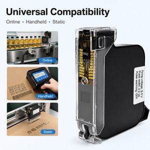 Colorful Solvent Ink Cartridge Set for Handheld Inkjet Printers