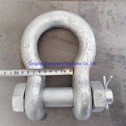 Us Type Drop Forged Hot DIP Galvanized Anchor Shackle for Lifting