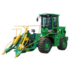 Wheel Type Self Propelled Sugarcane Harvester Cutting Machine