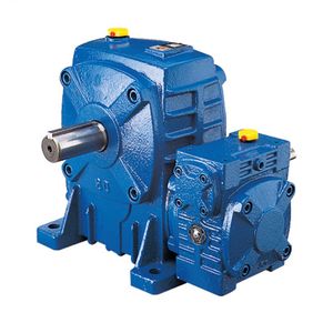 Wp Cast Iron Housing Worm Gear Double Speed Reducer